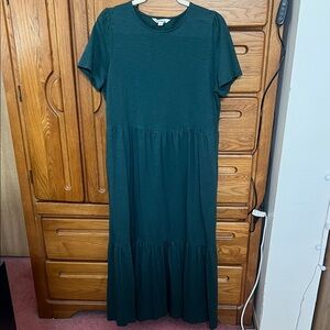Boden Forest Green Midi Dress